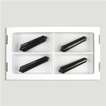 Cuarzo Vogel Turmalina. 24 caras. 50-80 gr