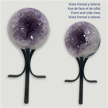 Bola Geoda Amatista. 2,045kg. 11,5cm. aprox. 