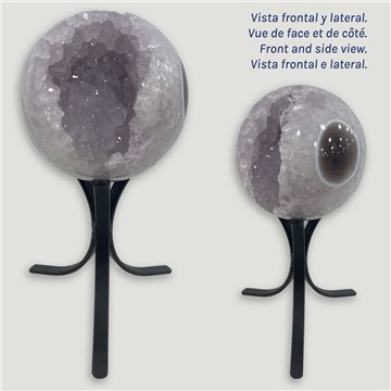 Bola Geoda Amatista. 2,132kg. 12cm. aprox. 