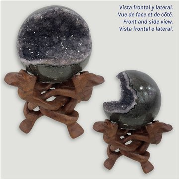 Bola Geoda Amatista. 1,144kg. 10,5cm. aprox. 