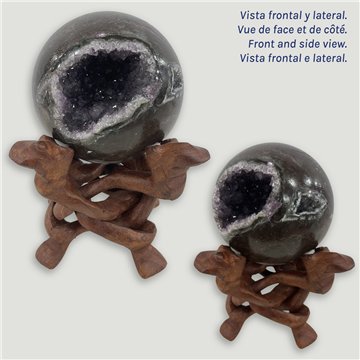 Bola Geoda Amatista. 1,504kg. 10,5cm. aprox. 