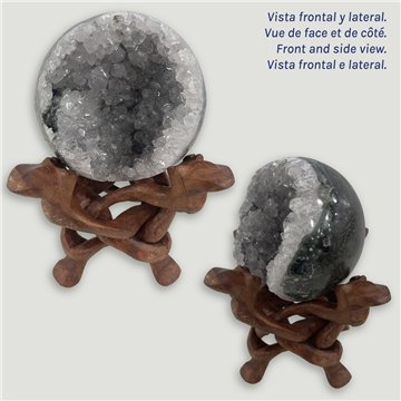 Bola Geoda Amatista. 1,22kg. 11cm. aprox. 