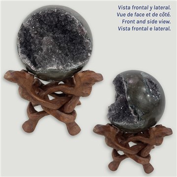 Bola Geoda Amatista. 1,522kg. 11,3cm. aprox. 