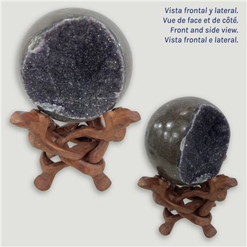Bola Geoda Amatista. 1,972kg. 12,7cm. aprox. 