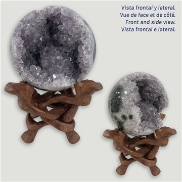 Bola Geoda Amatista. 2,036kg. 12,6cm. aprox. 