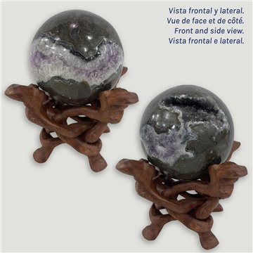 Bola Geoda Amatista. 1,622kg. 10,5cm. aprox. 