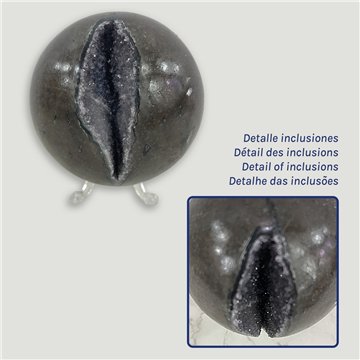Bola Geoda Amatista. 1kg. 9,2cm. aprox. 