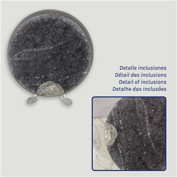 Bola Geoda Amatista. 0,81kg. 9cm. aprox. 