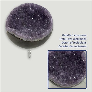 Bola Geoda Amatista. 0,762kg. 9,5cm. aprox. 