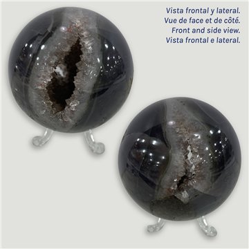 Bola Geoda Amatista. 0,642kg. 8,3cm. aprox. 