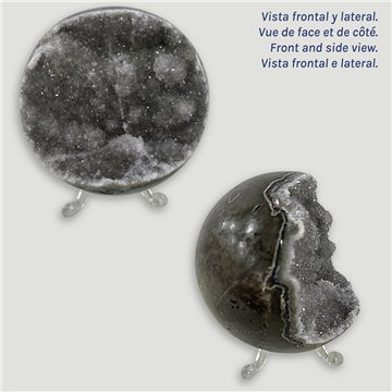 Bola Geoda Amatista. 0,54kg. 8,1cm. aprox. 