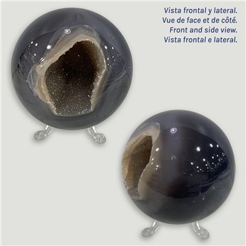 Bola Geoda Amatista. 0,624kg. 8cm. aprox. 