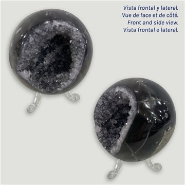 Bola Geoda Amatista. 0,396kg. 7,2cm. aprox. 