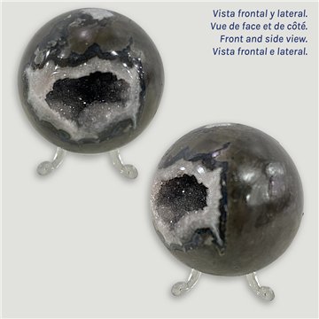 Bola Geoda Amatista. 0,42kg. 7,1cm. aprox. 