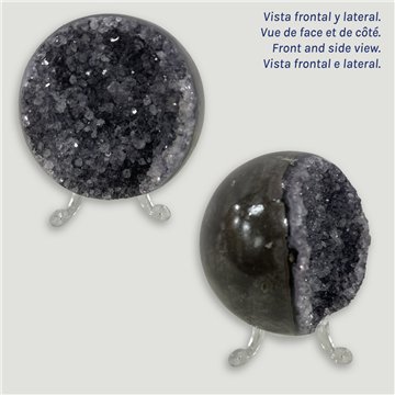 Bola Geoda Amatista. 0,364kg. 7,1cm. aprox. 