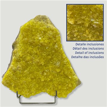 Azurita cristal. Bolivia. 6,664 kgs. 30x30x9cm aprox. 