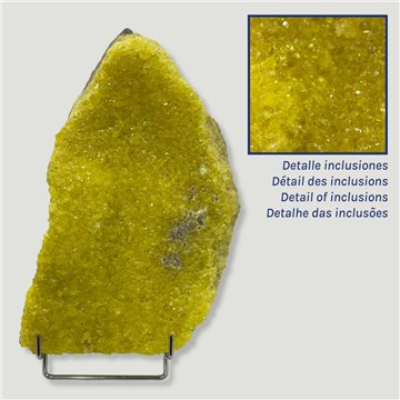 Azurita cristal. Bolivia. 6,674 kgs. 34x20x10cm aprox. 
