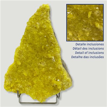 Azurita cristal. Bolivia. 4,482 kgs. 31x25x11cm aprox. 