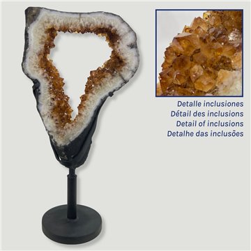 Portail de Citrine. 13,376kgs. 70x33cm env.