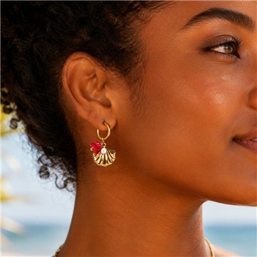 SEA CHARM. Countertop Display. Steel Earrings (12 pairs)