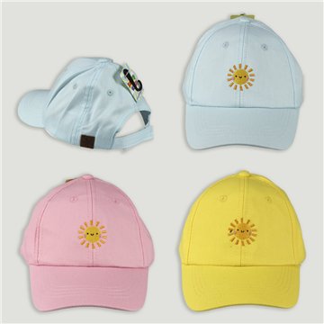 Boné kids. 01. Modelo Sol. 3 cores