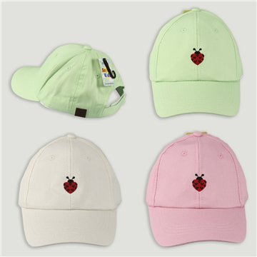 Kids cap. 12. Model Ladybug. 3 colors