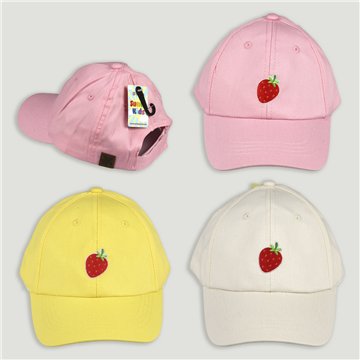 Kids cap. 30. Model Strawberry. 3 colors