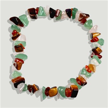 Pulsera Chip. 73. Mineral Multicolor