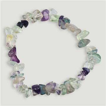 Pulseira elástica com chip. Fluorite.
