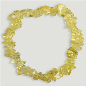 Stretch chip bracelet. Citrine.