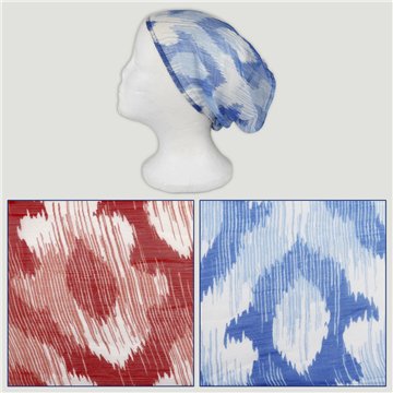 Bandana polyester double nœud. 02. Texture. Assortis