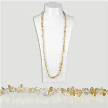 Collar Chip. 08. Citrino - 90cm. aprox.