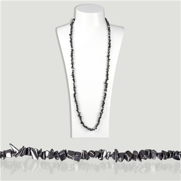 Collar Chip. 10. Hematite - 90cm. aprox.