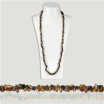 Collar Chip. 15. Ojo Tigre - 90cm. aprox.