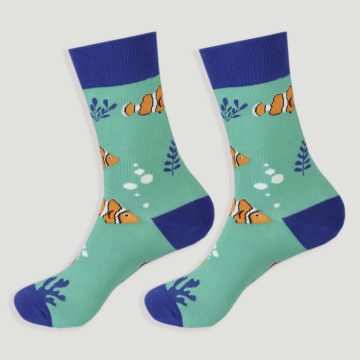 Socks. 42. Model: Orange fish