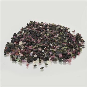 Bolsa rodado. Turmalina multicolor. 500uds/kg. 100gr