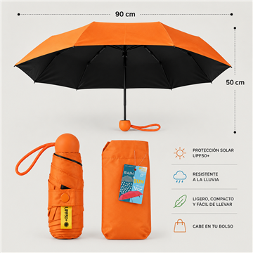 Paraguas Rain & Sun. C01 - Naranja