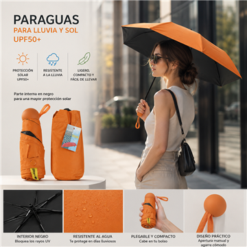 CHUVA E SOL. Expositor Guarda-chuva 17x8cm (108 unidades)