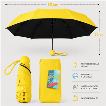 REMPLACEMENT. Parasol pluie et soleil. C08 - Jaune