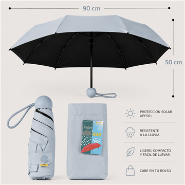 REPLACEMENT. Rain & Sun Umbrella. C17 - Light Blue