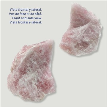 Large Rose Quartz. 10,258 kg. Approx. 24x20x12 cm.