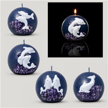Velas red delfines 8cm