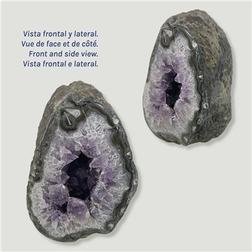 Amatista Geoda. Calidad AAA. 12x8x9cm aprox.