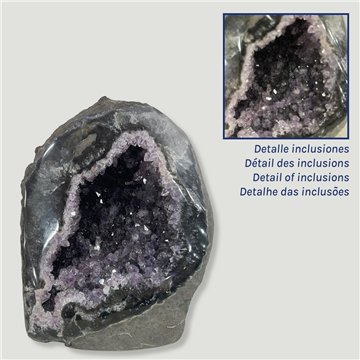 Amatista Geoda. Calidad AAA. 13x8,5x8cm aprox.