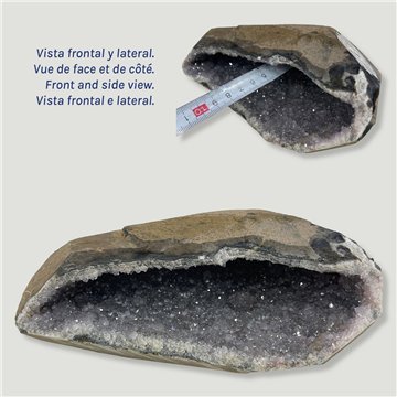 Amatista Geoda. Calidad AA. 16,5x8x10cm aprox.