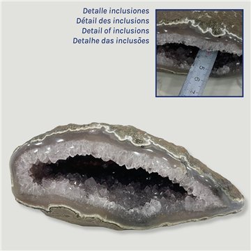 Amatista Geoda. Calidad AA. 15x6,5x9cm aprox.