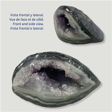 Amatista Geoda. Calidad AA. 8x13x10cm aprox.