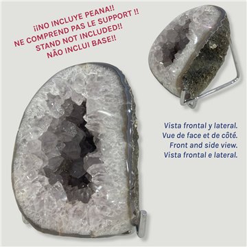 Amatista Geoda. Calidad AA. 10x6x4cm aprox.