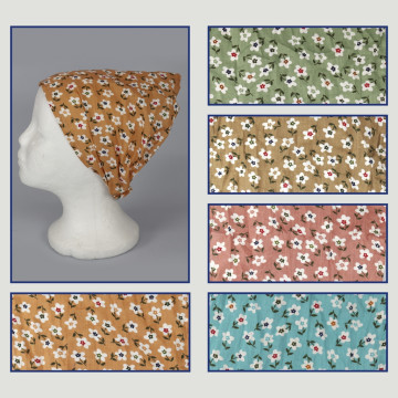 Bandana algodón. 73. Flores. Surtidos