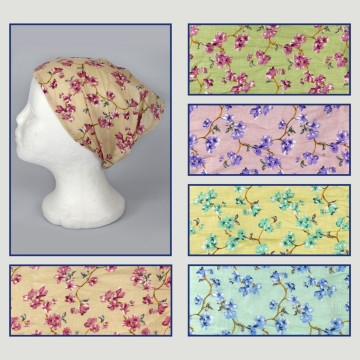 Cotton bandana. 79. Flowers. Assorted.